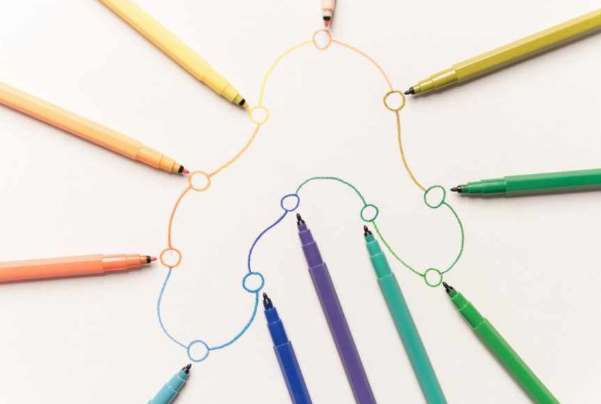 feutres liaison couleurs